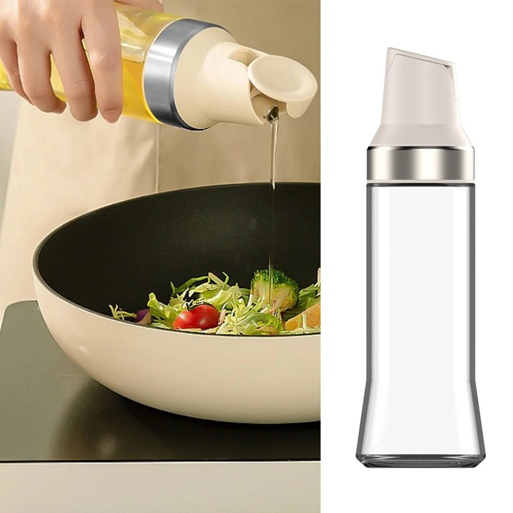 Pulverizator ulei pentru gatit, 500ml, inox, multicolor