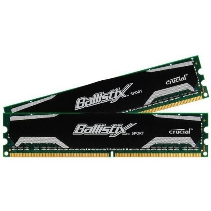Crucial Ballistix Sport 2x8GB memória, DDR3, 1600MHz, CL9