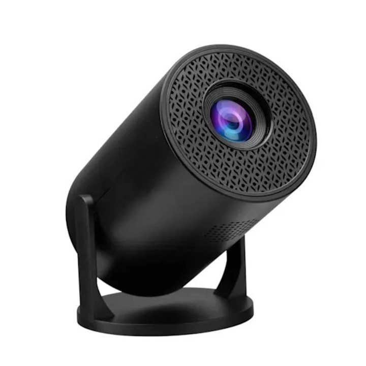 Мини HD проектор, ръчен фокус, черен, 15.6x8.2x8.2см