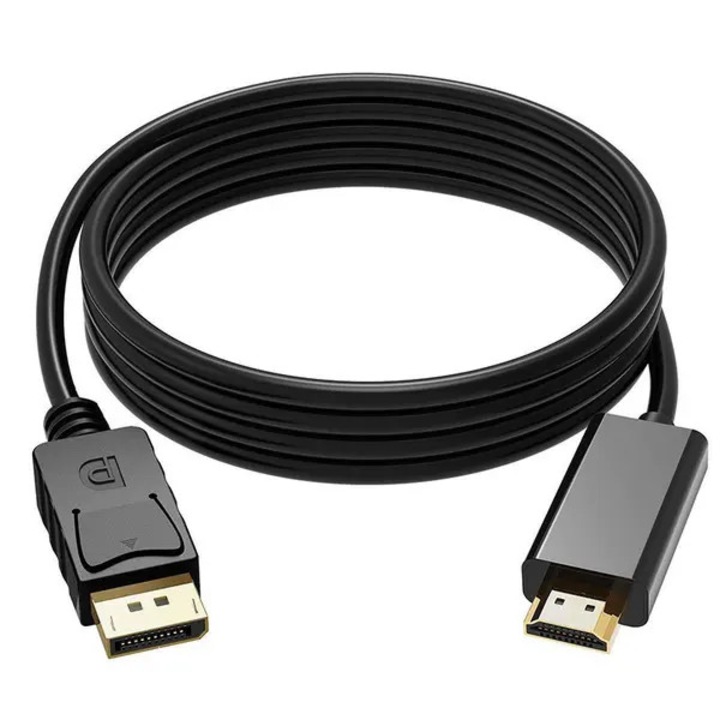 1,8m DisplayPort – HDMI 4K Ultra HD kábel