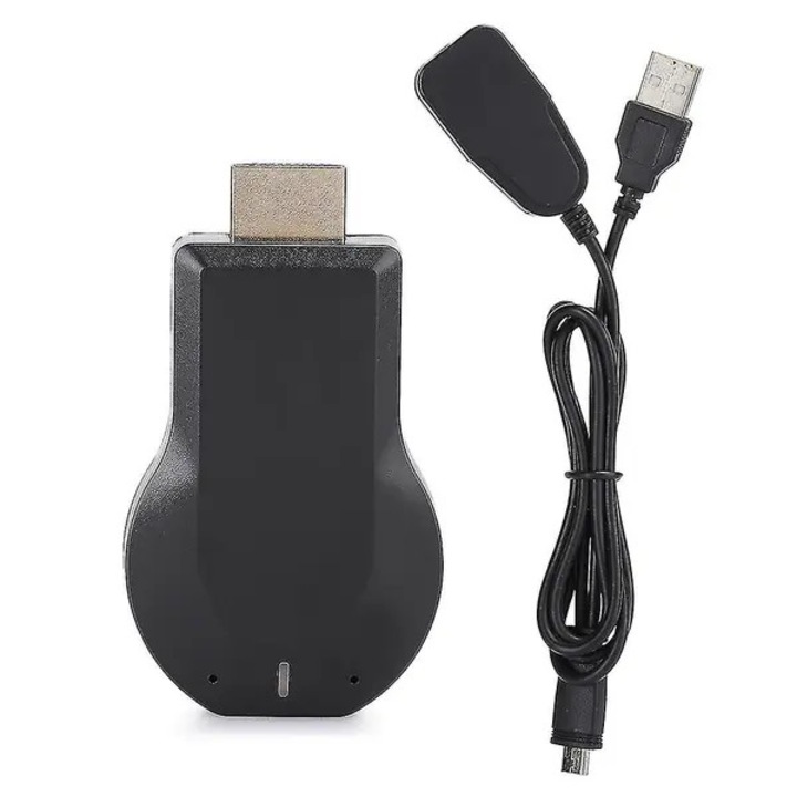 HDMI adapter képernyőtükrözéshez M2 PLUS, vezeték nélküli, fehér, 10x3x1.5cm