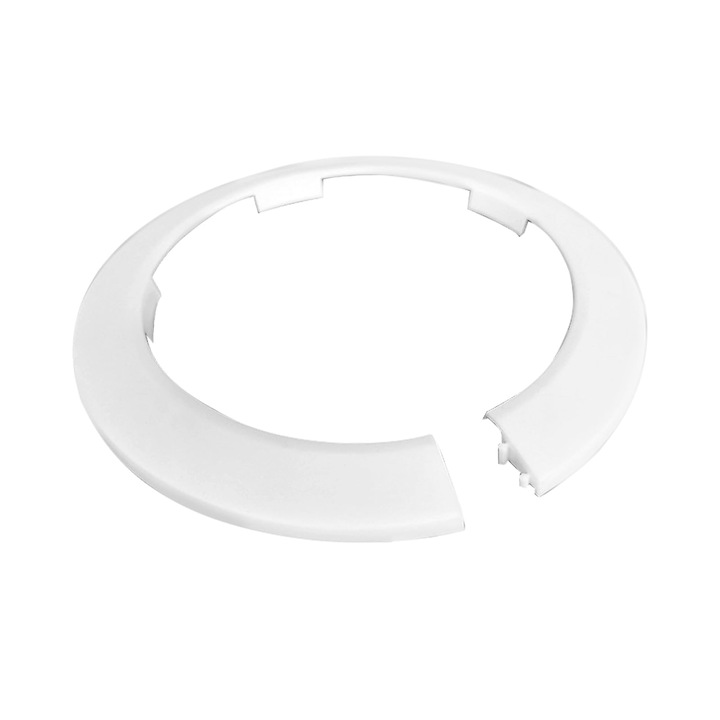 WC cső bilincs 110mm fehér, gyors rögzítés, ellenálló PVC