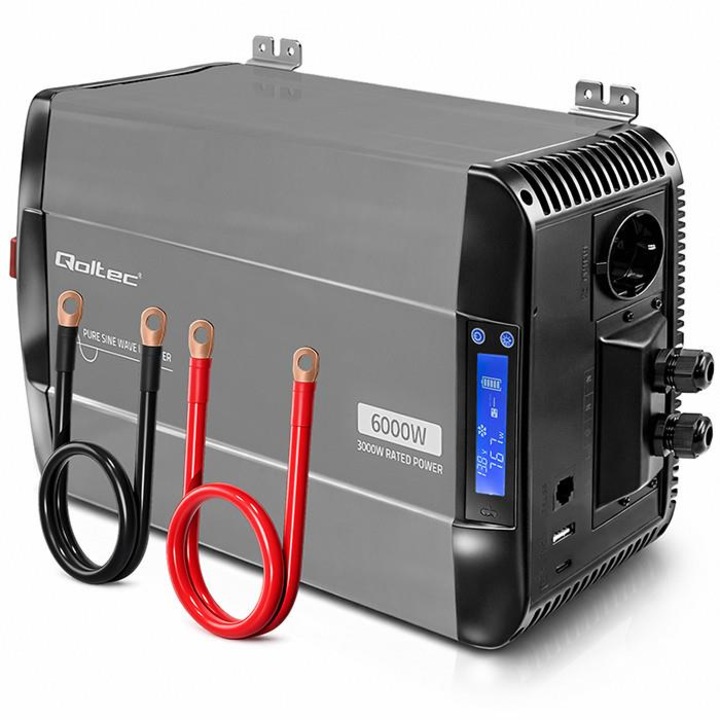 Qoltec Tiszta Szinuszos Inverter 12V 230V 1000W 2000W