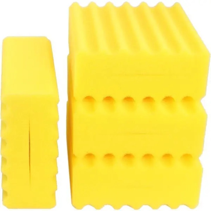 Tószűrő szivacs készlet, kék és sárga, 18.5x9.5x3.5cm
