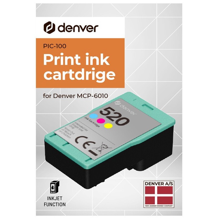 Denver MCP-6010 tintapatron piros sárga kék
