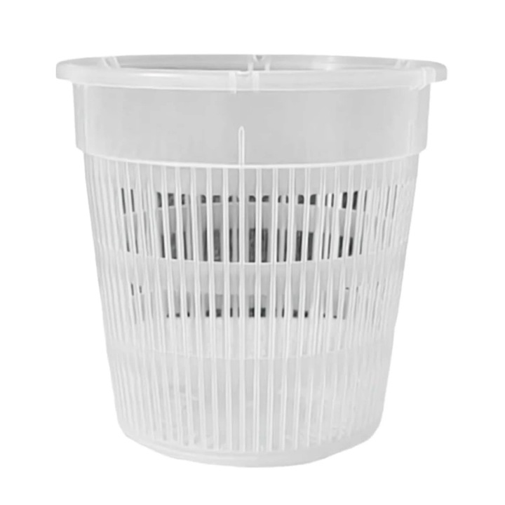 Ghiveci orhidee transparent 23cm cu gauri pentru radacini aerisire plastic