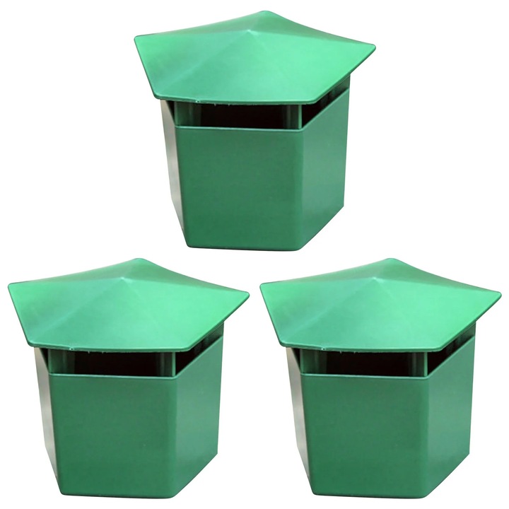 Capcane pentru melci, plastic reutilizabil, 23cm, culoare variata