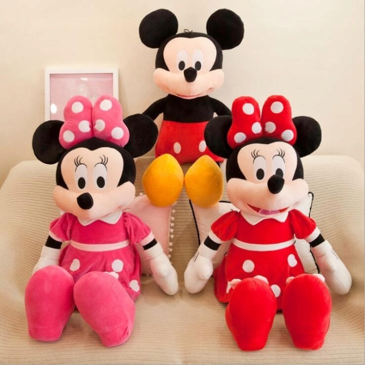 Jucarie de plus Minnie Mickey 80cm multicolor