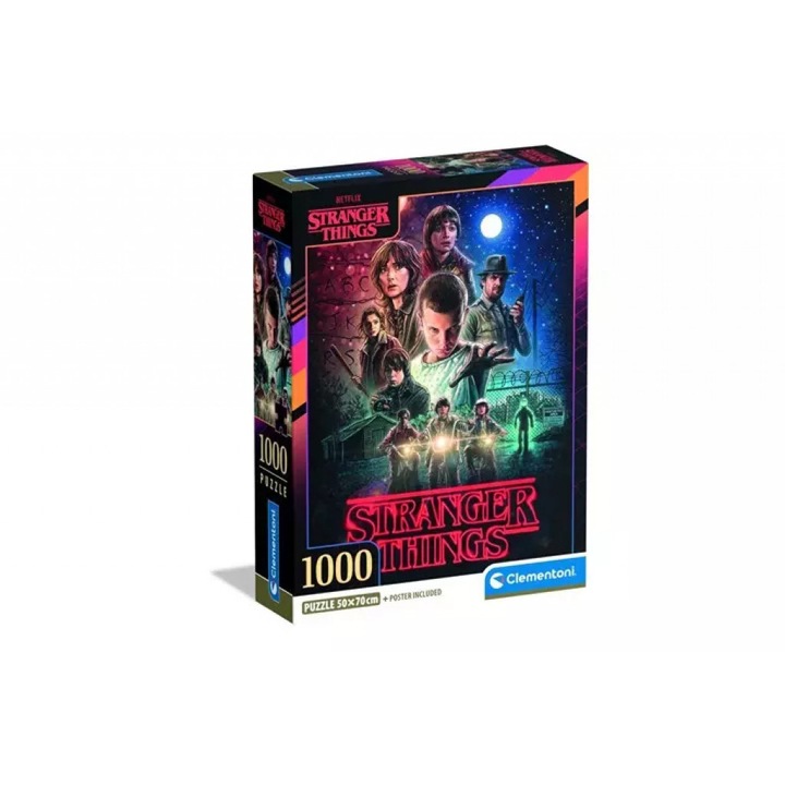 Puzzle 1000 piese Clementoni Stranger Things multicolor 68x48cm