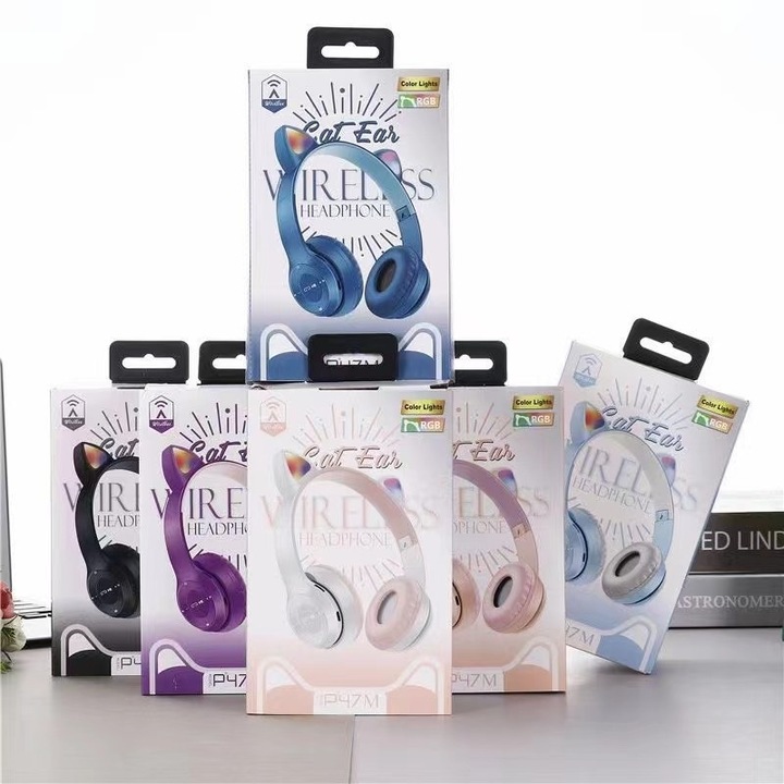 Over-Ear Bluetooth 5.0 fejhallgató, 8 óra üzemidő, fekete, 170g
