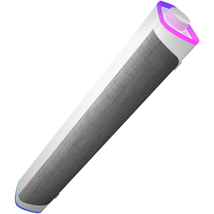 PC hangszórók, kettős soundbar, szürke, 30x8x6cm
