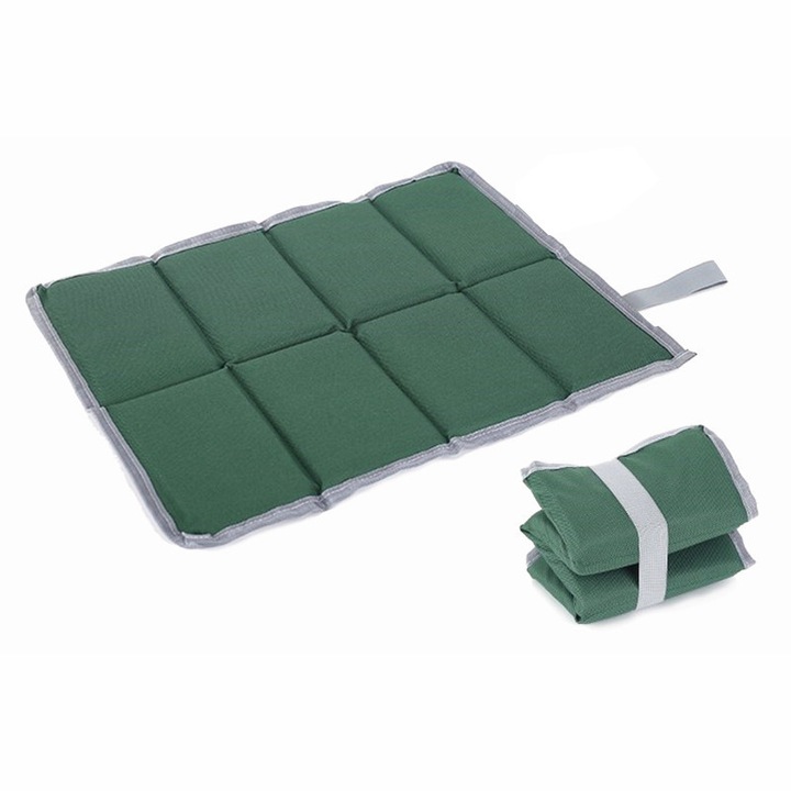Set 2 Perne pliabile pentru exterior, impermeabile, 40x29x1cm, gri