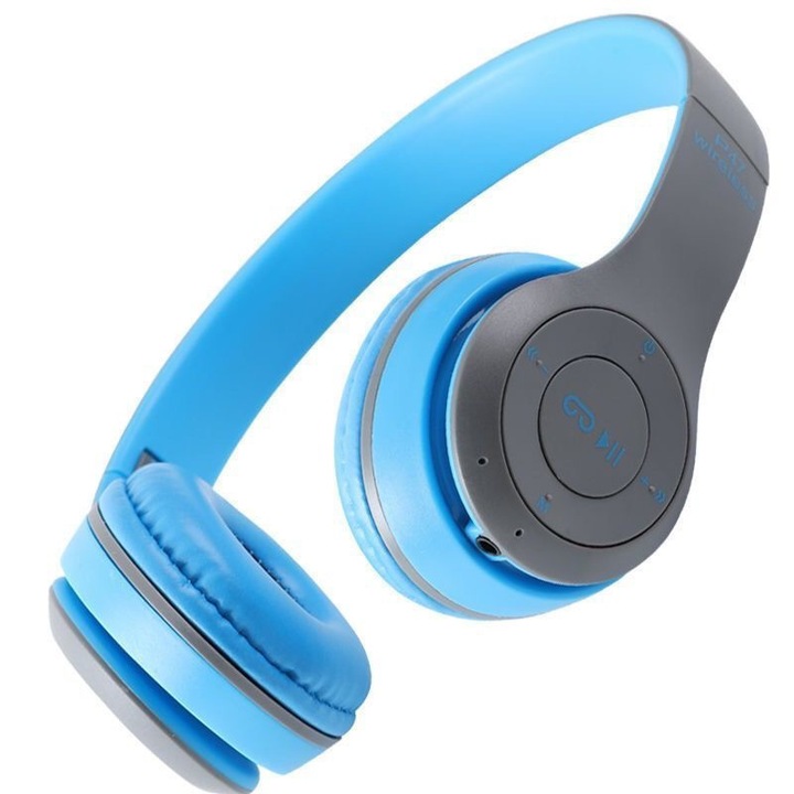 P47 Bluetooth 5.0 vezeték nélküli sport fejhallgató, többszínű, 300mAh, 6-8 óra, 185x105x65mm