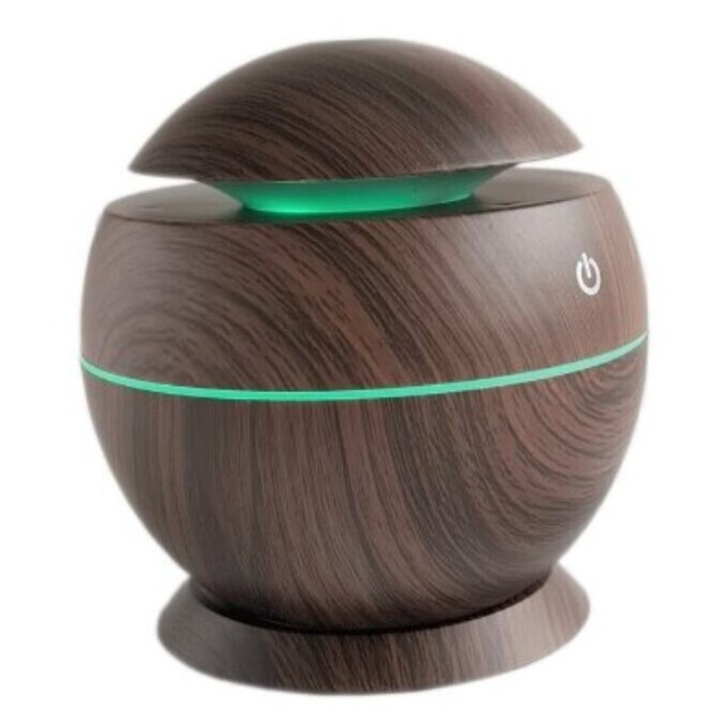 Difuzor aromaterapie 130ml multicolor USB 10x10x10cm