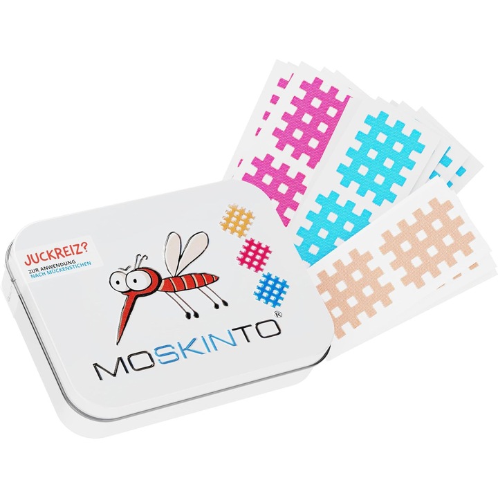 Plasturi pentru muscaturi insecte, set 42 buc, multicolor, 12x18cm