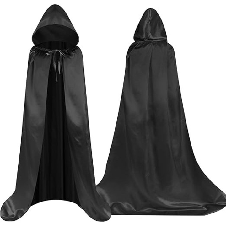 Pelerina cu gluga, neagra, 150xcm, usoara si respirabila