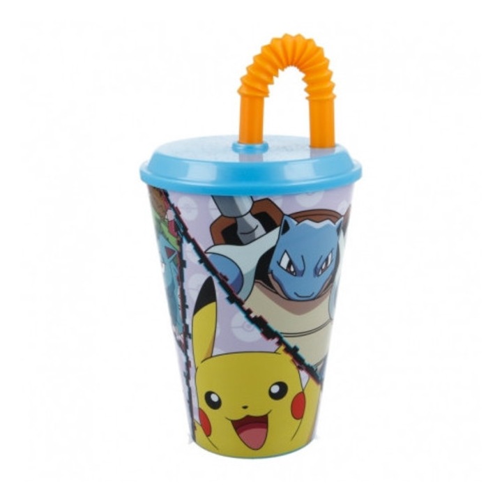 Evidence 430 ml sport kulacs, Pokemon, műanyag, kemping