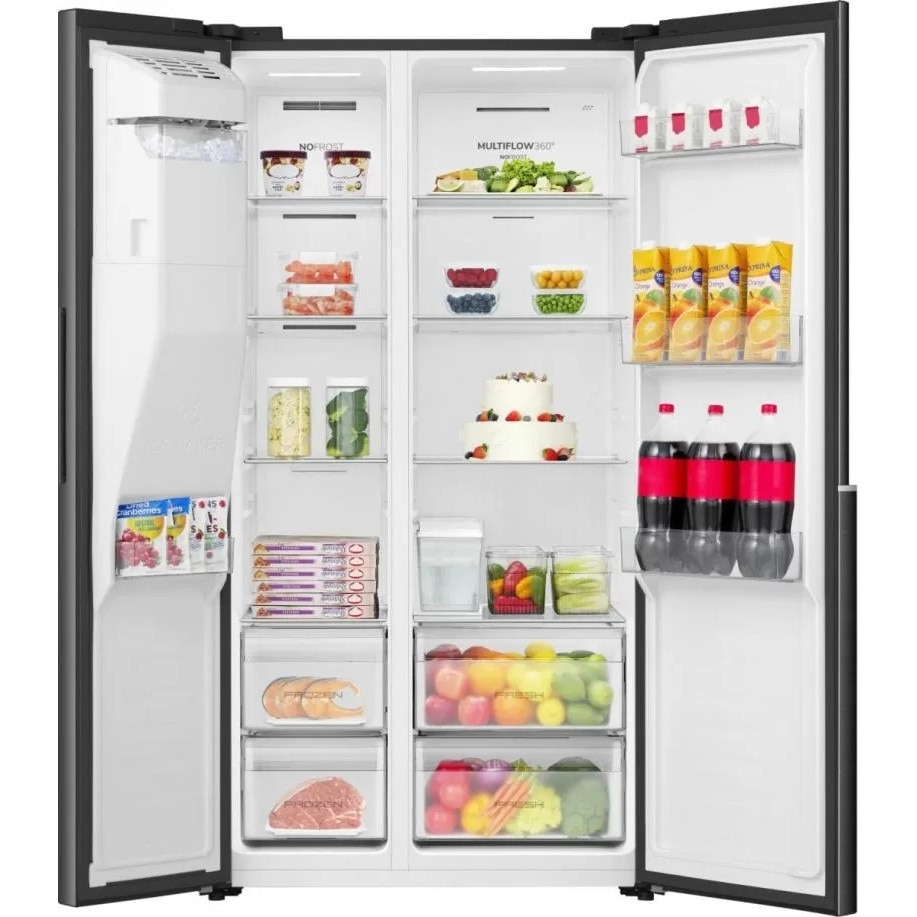Frigider cu congelator Side by side Gorenje NRS917E61BX, IceMaker