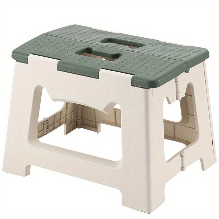 Scaun pliabil pentru copii, bej verde, 20.5x30.5x22.5cm, capacitate 50kg