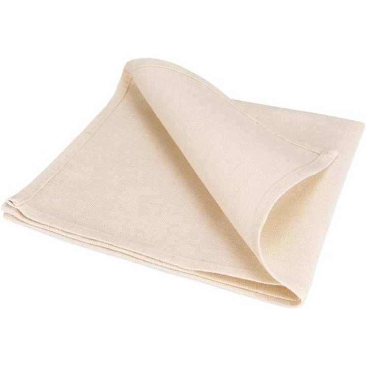Set 12 servetele bumbac, bej, 40x40cm