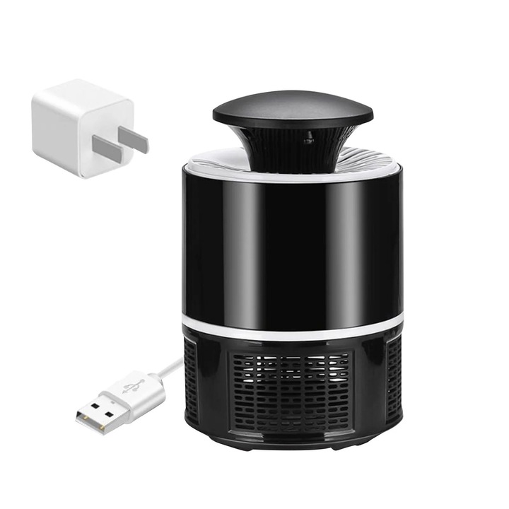 Capcana insecte zburatoare, LED, protectie, negru, 40mp