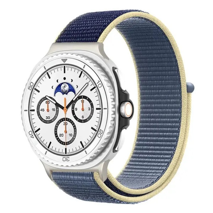 Curea nylon ajustabila pentru ceas, albastru, 21.5x2cm