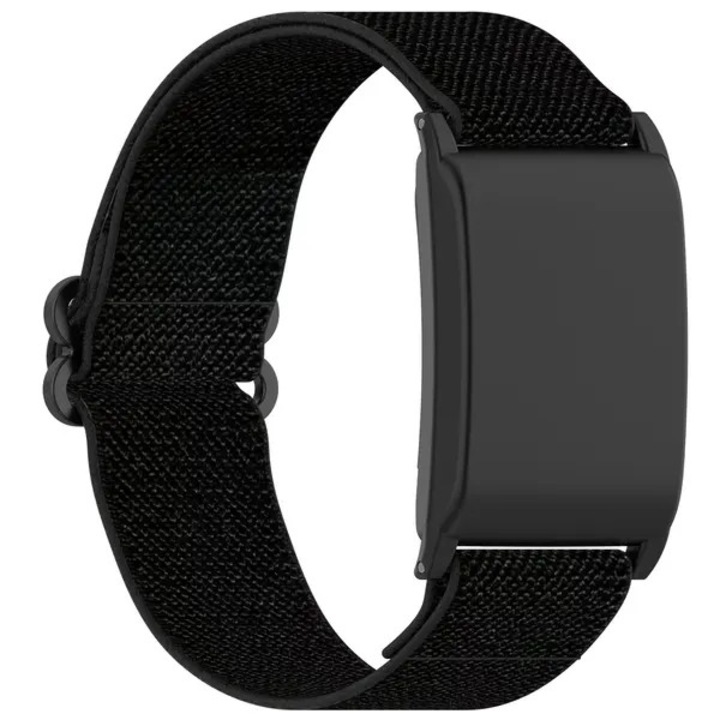 Állítható rugalmas nylon szíj okosórához 24.5x2.5x0.3cm fekete