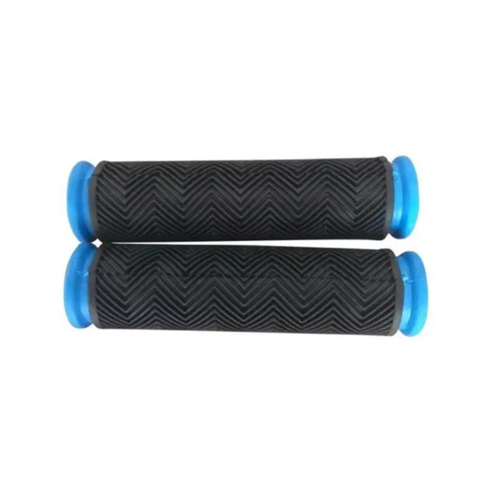 Mansoane bicicleta, doua tonuri albastre, TPR, 12.5x3x3cm, set 2 bucati
