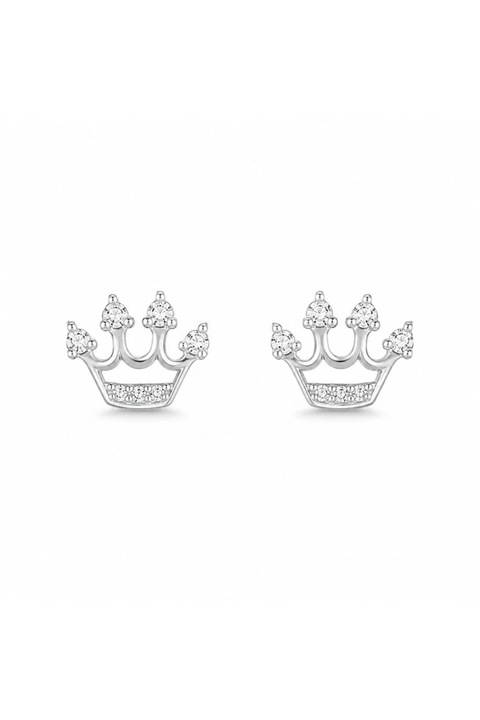 Delagos Fülbevaló, 925 Ezüst, Ezüst színű, 1 CM TLG-000092