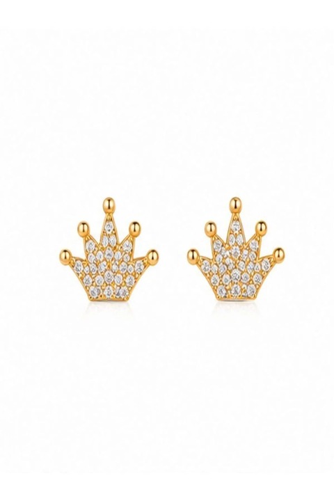 Delagos Fülbevaló, 925 Ezüst, Aranyozott, 12 mm TLG-000107