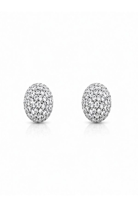 Delagos Fülbevaló, 925 Ezüst, Ezüst színű, 0.8 CM TLG-000086
