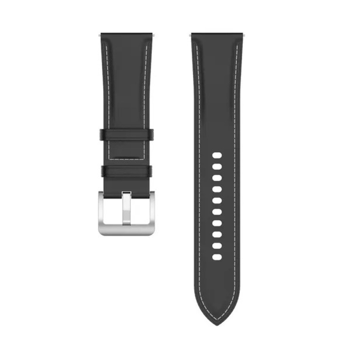 Fekete borjúbőr óraszíj 20mm szett