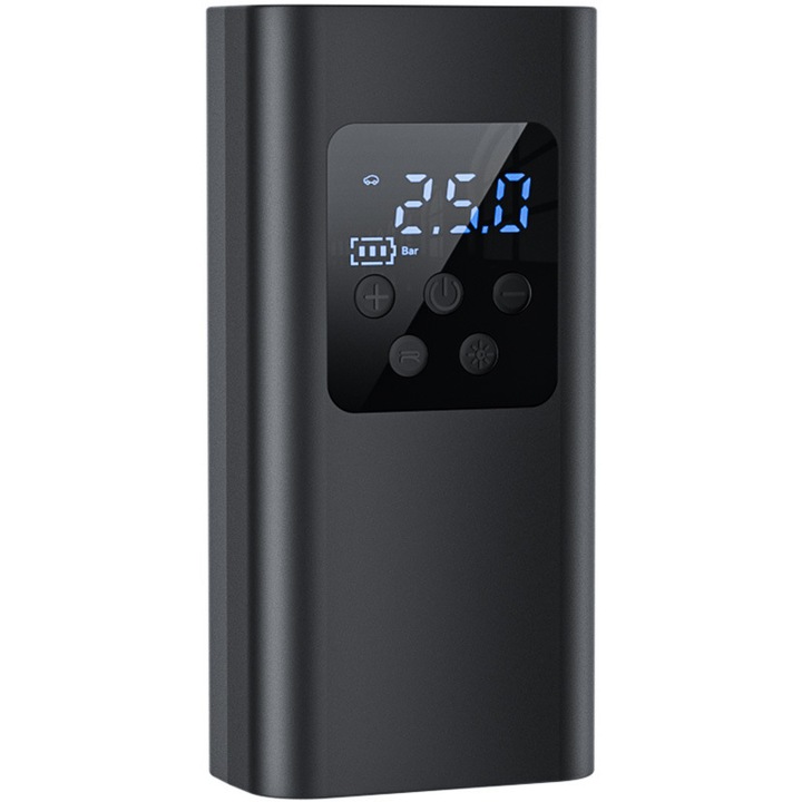 Compresor aer portabil 150PSI 6000mAh multicolor 8x4.8x16.5cm