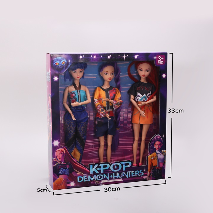 Set figurine interactive, Mira, 3 bucăți, stil coreean, pentru 15-17 ani