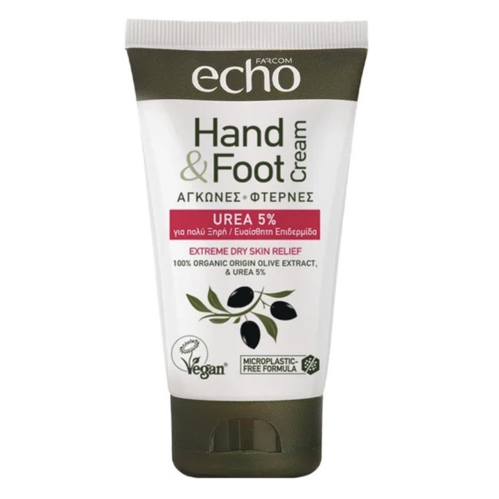 Echo Olive kéz- és lábkrém 5% karbamiddal, 75ml