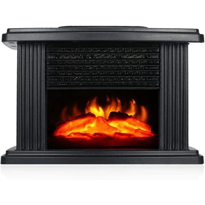 Semineu electric perete XVX efect flacara 2000W silentios