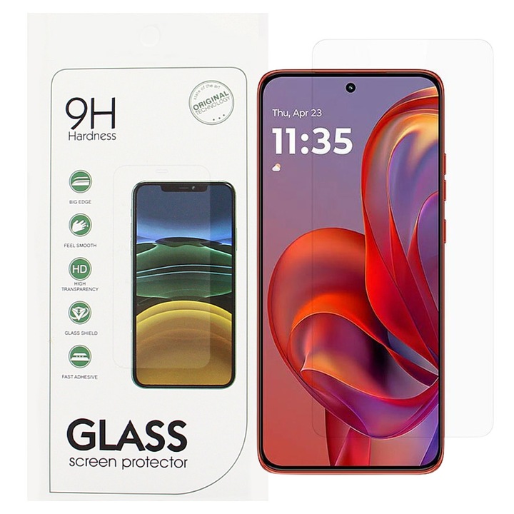 Motorola Edge 60 Neo 5G kompatibilis üvegfólia, előlapi, edzett, 9H, 0.3mm