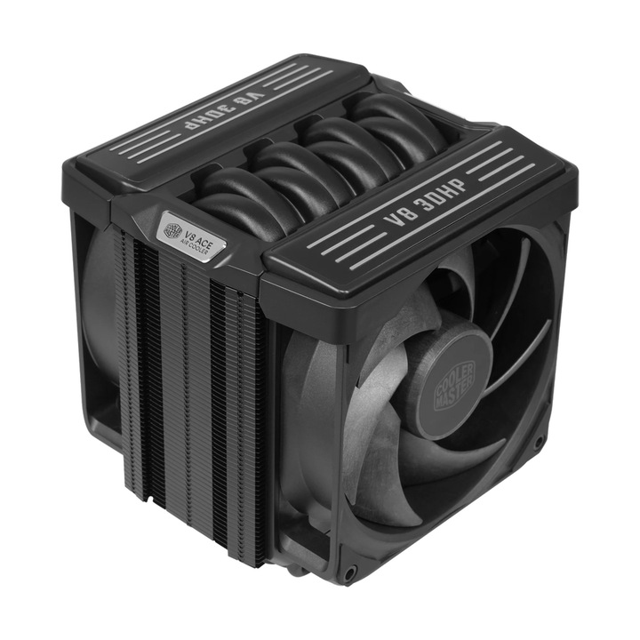 Cooler CPU CoolerMaster V8 Ace 3DHP AMD Optimised, 2x120mm, LDB, 4-pin PWM Fekete