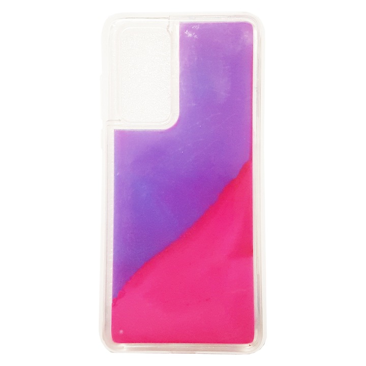 Husa pentru Apple iPhone 13 Pro, Licquid Glow, Fluorescenta, Purple