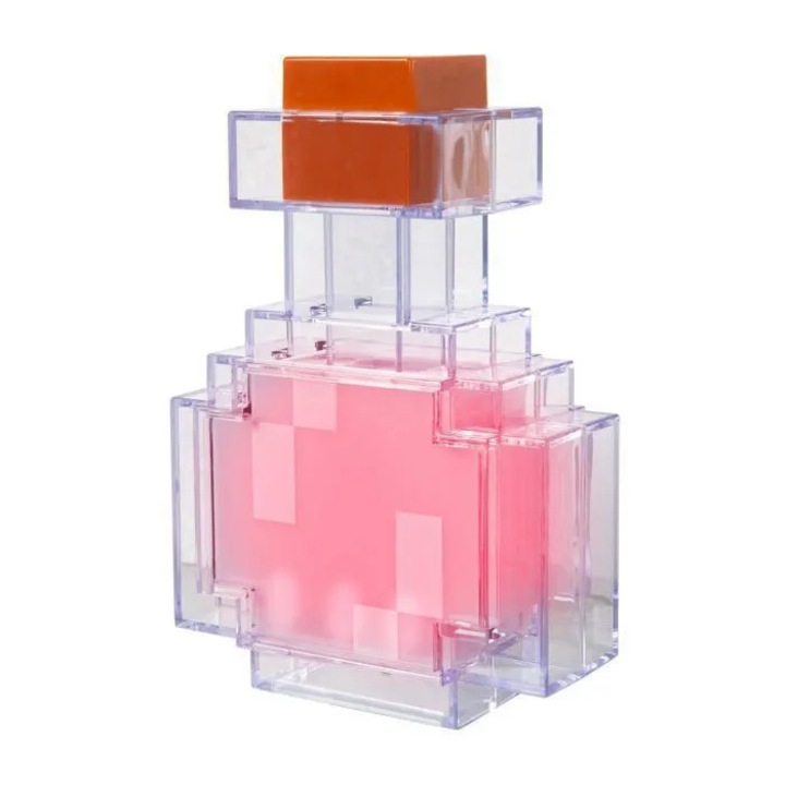 Lampa de veghe LED Minecraft, 8 culori, USB, efect magic