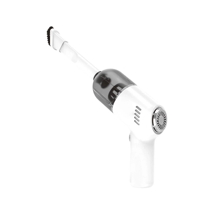 Aspirator portabil auto 3000pa putere, uscat-umed, 20min autonomie, negru