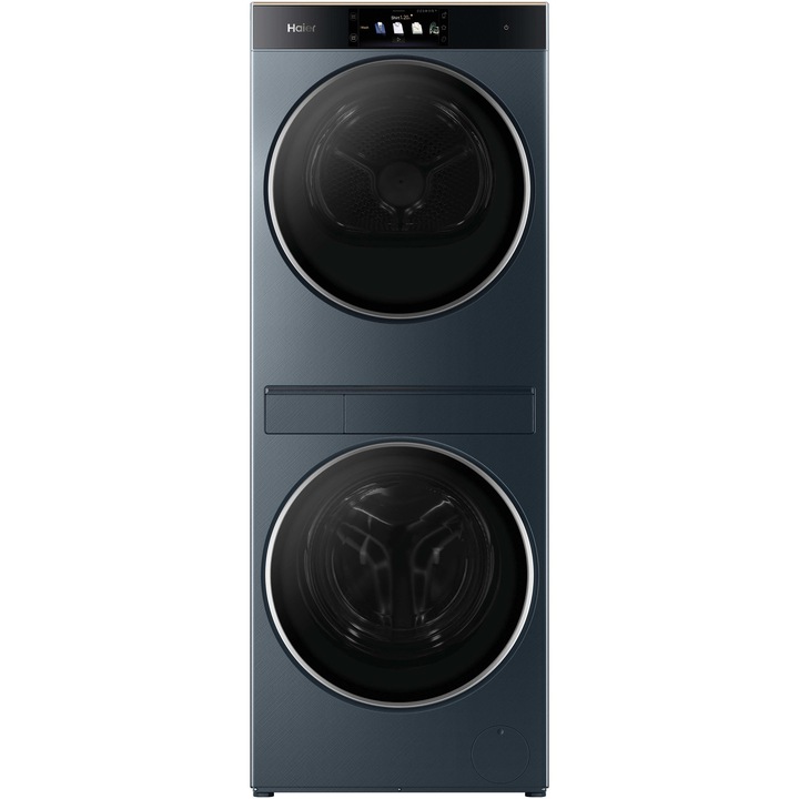 Masina de spalat rufe si uscator Haier CLC108-GNU1-S, 10+8kg, 1400rpm, clasaA-40%, motor Direct motion, WiFi/ hOn app, Ultra Fresh Air, Smart Dose, Smart Link, Ultra reverse drum, 160cm, Ceylon blue