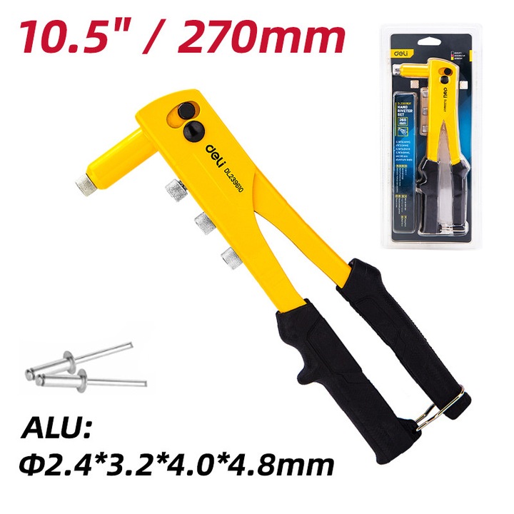 Kézi szegecshúzó fogó, 10.5" (265 mm) EDL236910T szerszám a sárga sorozatból