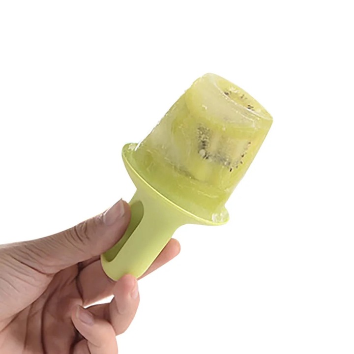 Forma de inghetata cu capac, plastic, portabil