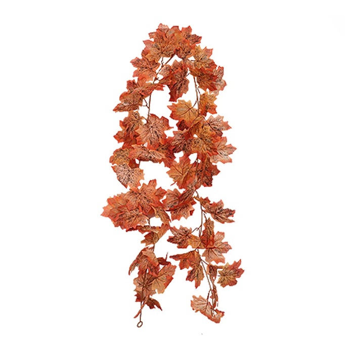 Ghirlanda frunze de artar multicolor decor toamna 1 buc 45x15cm
