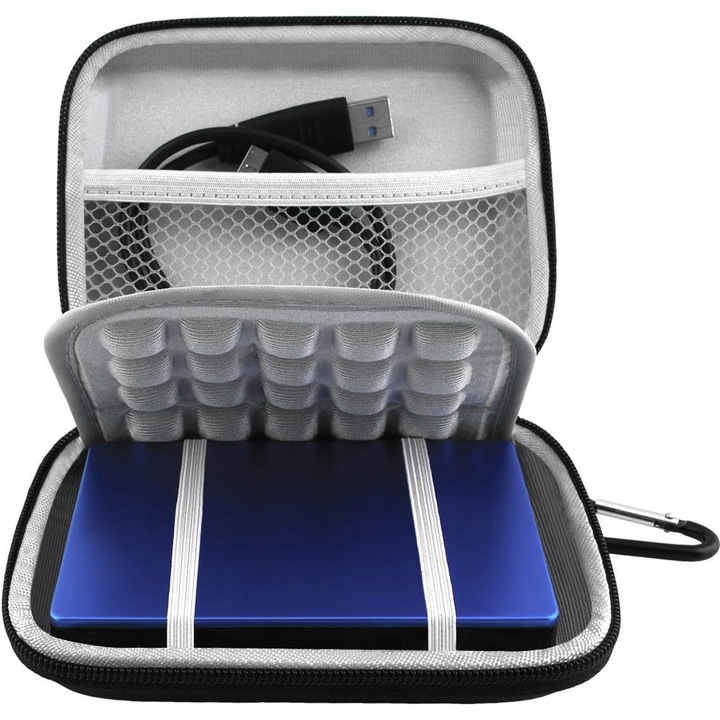 Carcasa Portabila EVA pentru Hard Disk Extern 2.5 inch