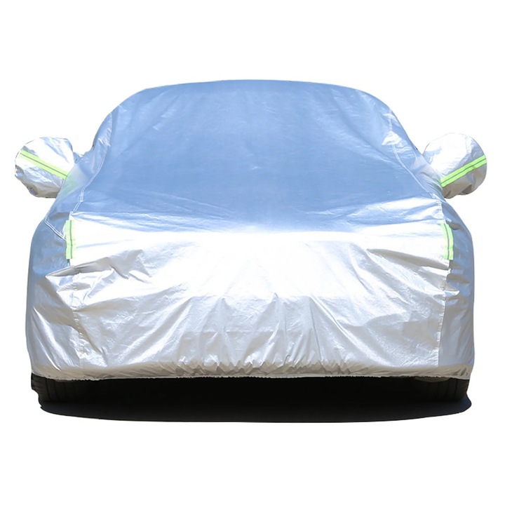 Autóponyva 530x200x150cm strapabíró Oxford vízálló fényvisszaverő többszezonos