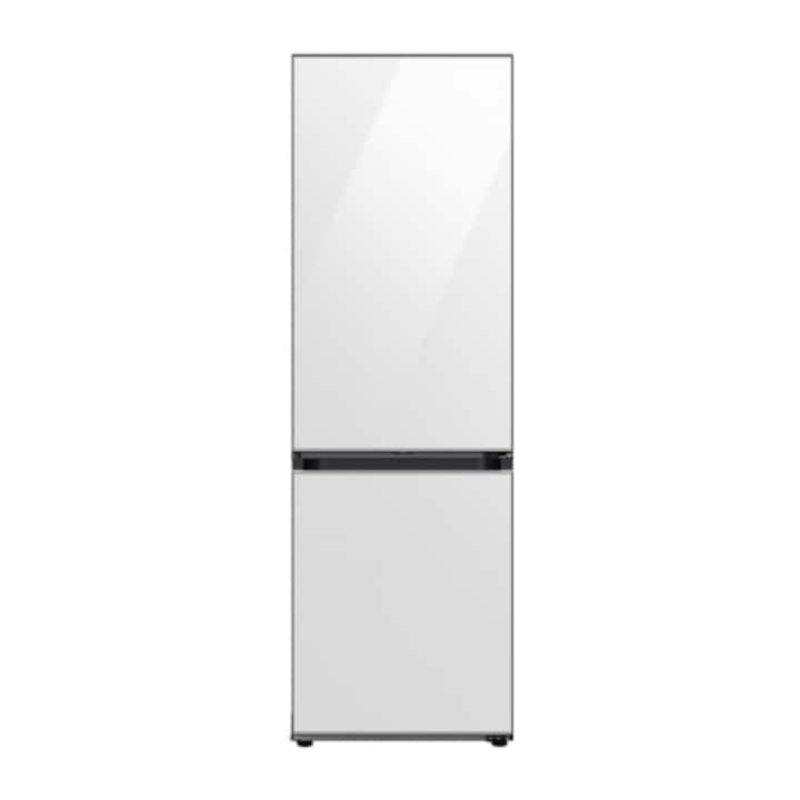 Хладилник с фризер Samsung Bespoke RB34C7B5E12/EF, 344 л, No Frost, All-Around Cooling, Wi-Fi, SmartThings, 185.3 см, Клас E, Бял