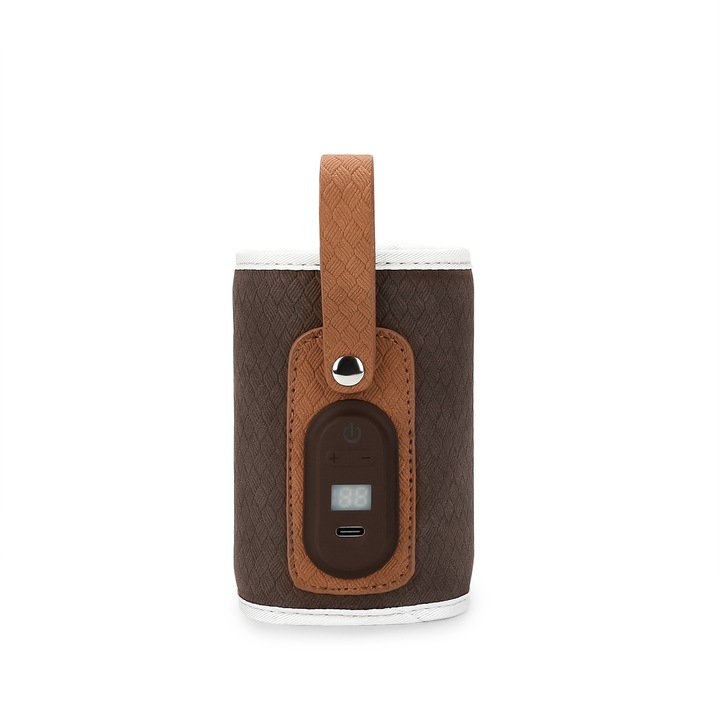 Incalzitor biberon USB reglabil, portabil, negru