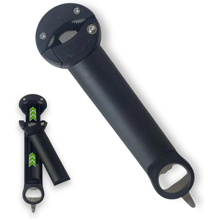 Deschizator conserve multifunctional telescopic inox ergonomic 20x5cm